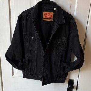 Levi's Men's 100% Cotton Black Denim Jacket